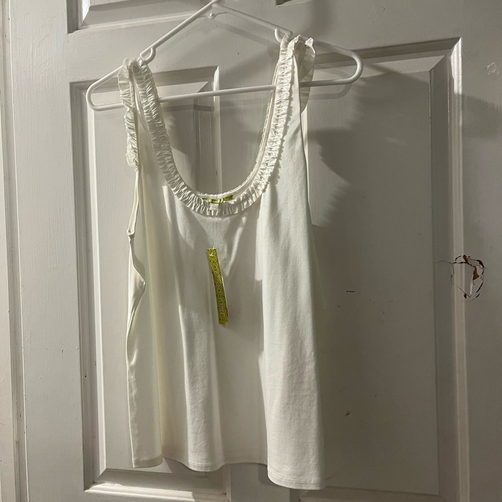 Giani Bernini White Sleeveless Top